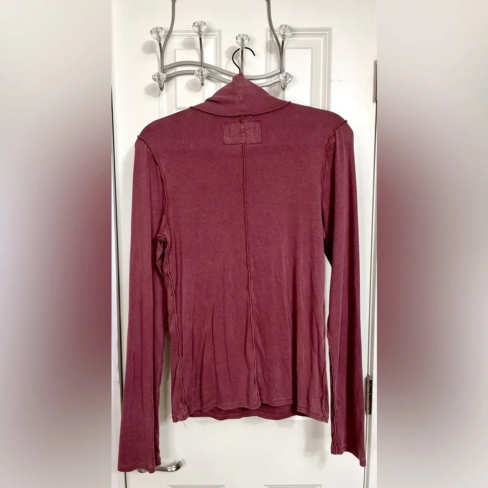 We The Free Good Good Turtleneck in Red Bark NWOT